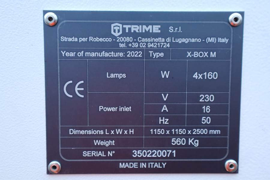 Trime X-BOX M 4x 160W Valid inspection, *Guarantee 2022 TRIME - X-BOX M 4x 160W - 61353 Trime X-BOX M 4x 160W Valid inspec...