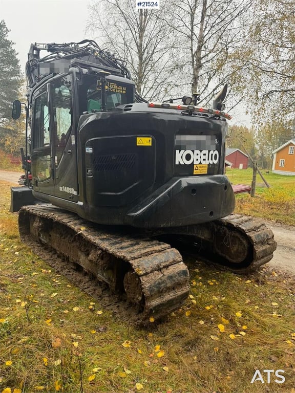 Kobelco SK140SRLC Tracked excavator w/ Machine control, ti 2023 21524 SK140SRLC Tracked excavator w/ Machine control, ti 2...