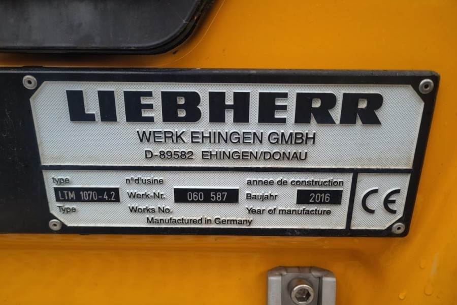 Liebherr LTM1070-4.2 Dutch Vehicle Registration, Valid Insp 2016 LIEBHERR - LTM1070-4.2 - 61271 LTM1070-4.2 Dutch Vehicle ...