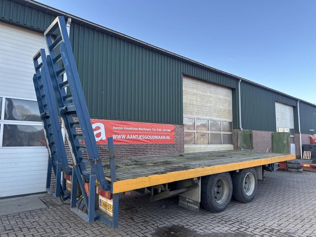 12923 Onbekend 1 Flatbed open trailers image 3