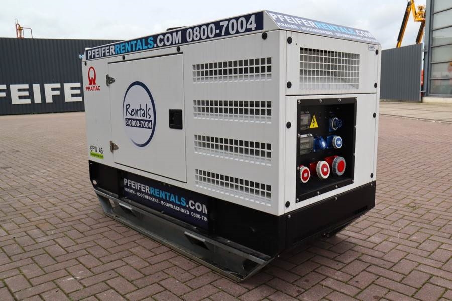 Pramac GPW45Y/FS5 Valid inspection, *Guarantee! Diesel, 4 2022 PRAMAC - GPW45Y/FS5 - 61198 Pramac GPW45Y/FS5 Valid inspect...
