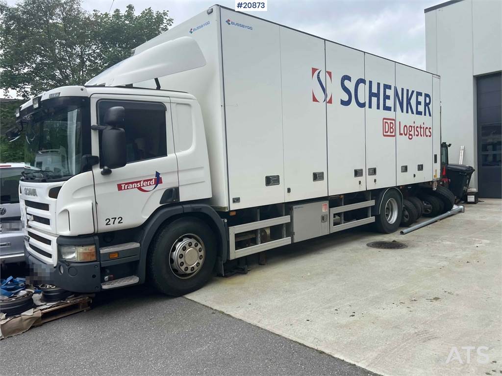 Scania P270 4x2 box truck w/ full side opening Repair obj 2006 20873 P270 4x2 box truck w/ full side opening Repair obj 20...