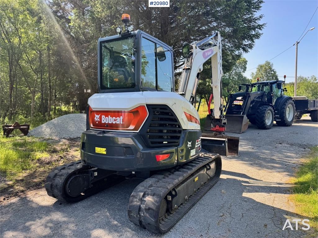 Bobcat E55Z Mini Excavator w/ Rototilt and 2 buckets. 260 2022 20980 E55Z Mini Excavator w/ Rototilt and 2 buckets. 260 20...