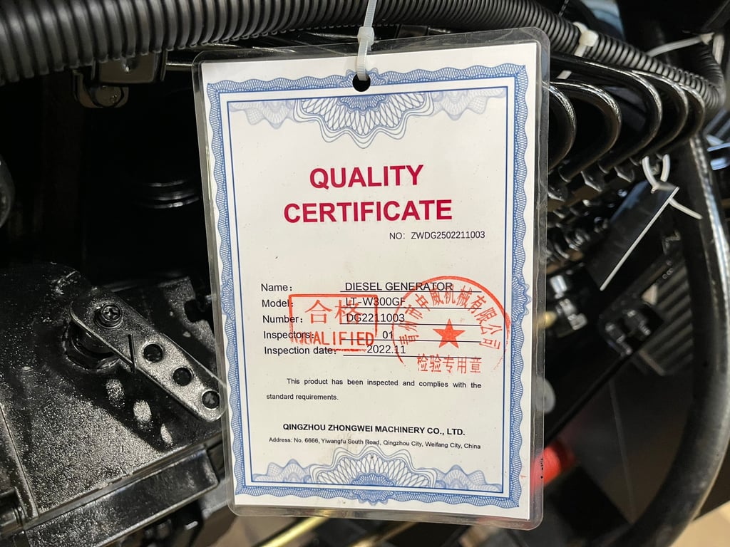 Giga power LT-W300GF 375 kVA open generator 2022 00031651 Giga power LT-W300GF 375 kVA open generator 2022 0 image 7