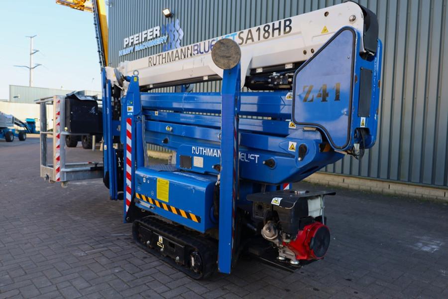 Ruthmann BLUELIFT SA18HD Gasoline / 220V, 18m Working Heigh 2017 RUTHMANN - BLUELIFT SA18HD - 63310 Ruthmann BLUELIFT SA18...
