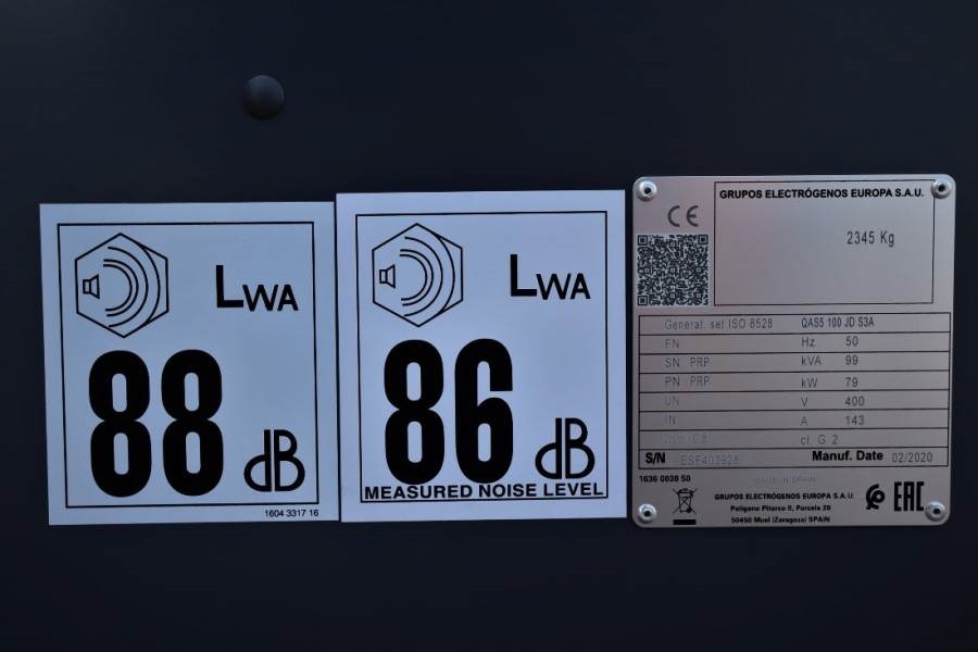 Atlas Copco QAS5 100 JD S3A Valid inspection, *Guarantee! Die 2020 ATLAS COPCO - QAS5 100 JD S3A - 60426 QAS5 100 JD S3A V...