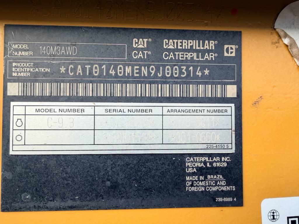 CAT 140M3 AWD 2017 209996 140M3 AWD 2017 1 Motor graders image 7
