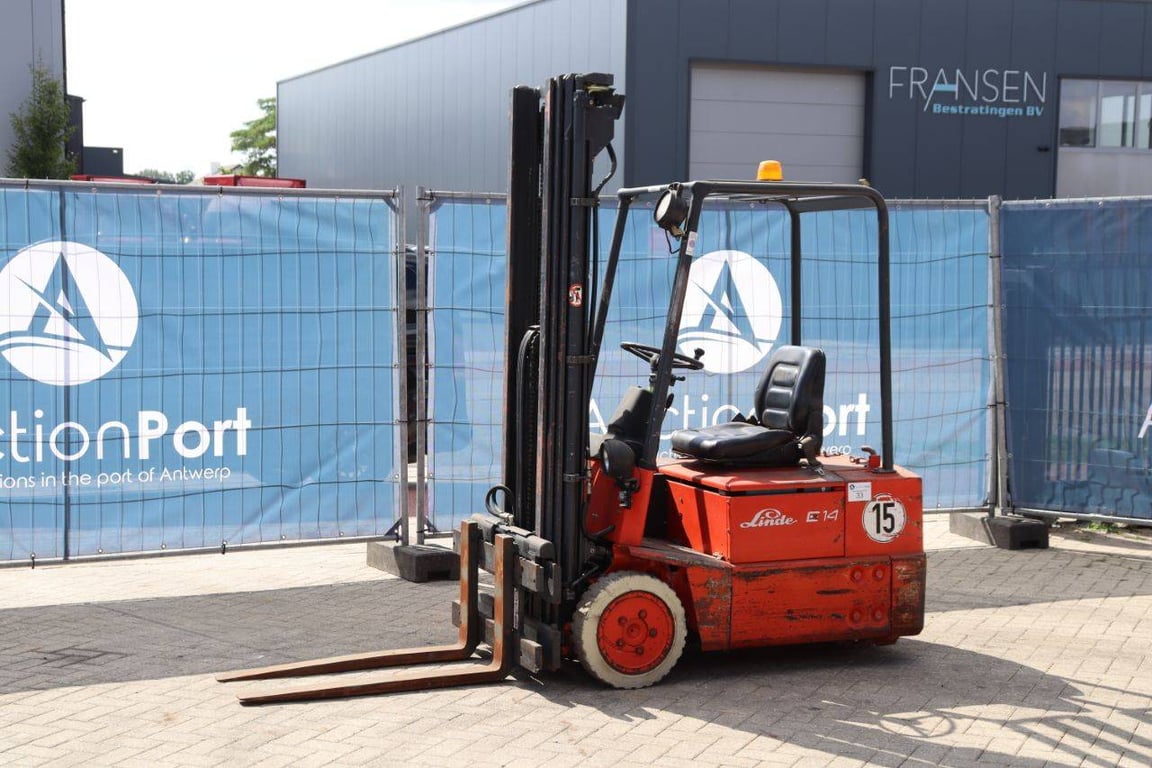Forklift Linde E14 Electric 1400kg 3.5m 1994 1994 E14 1994 1 Forklift image 9