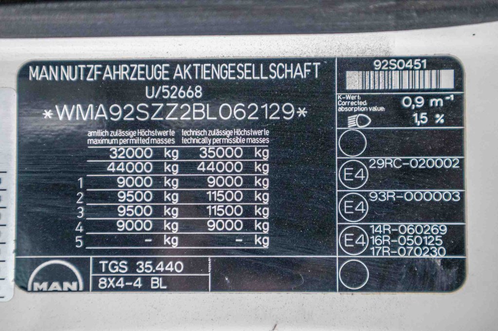 MAN TGS 35.440 BB - HMF 2020K3 2011 E62821 TGS 35.440 BB - HMF 2020K3 2011 1 image 11