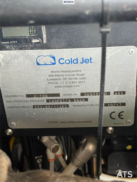 Cold Jet Aero 100 Dry Ice Machine 2017 21004 Cold Jet Aero 100 Dry Ice Machine 2017 1 image 6
