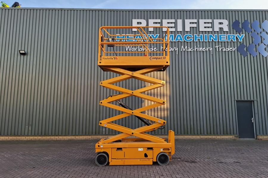Haulotte Compact 10 Electric, 10m Working Height, 450kg Cap 2011 HAULOTTE - Compact 10 - 63602 Compact 10 Electric, 10m Wo...