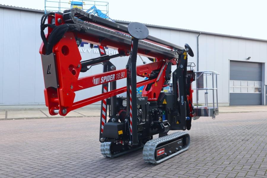Platform Basket Spider 18.90 PRO CE Declaration, Valid inspection, 2024 PLATFORM BAS - Spider 18.90 PRO - 63060 Basket Spi...