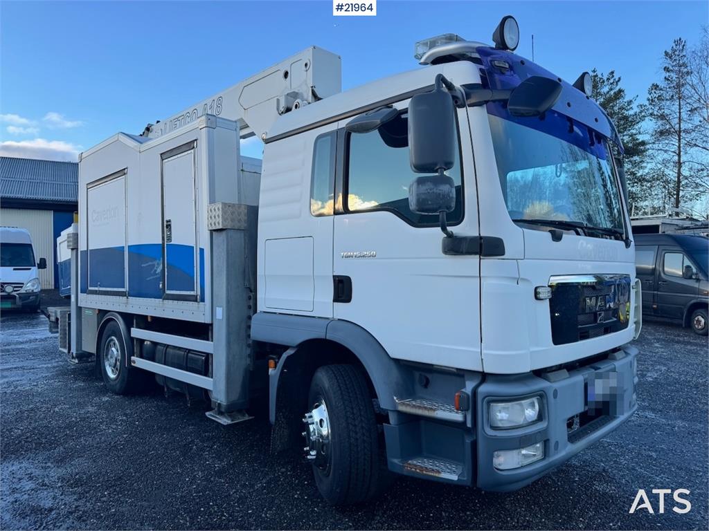 MAN TGM 15.250 Lift truck w/ 18 m Working height. 132, 2010 21964 TGM 15.250 Lift w/ 18 m Working height. 132, 2010 1 image 6