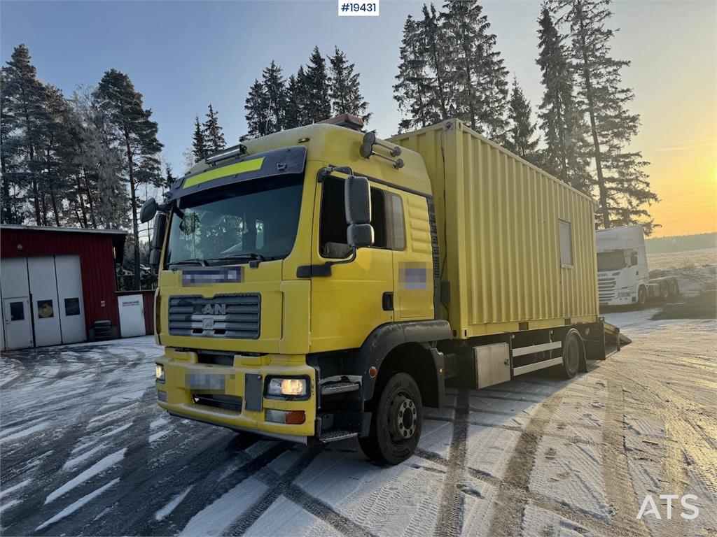 MAN TGM 15.280 Container truck w/ Driving bridges. 2007 19431 TGM 15.280 Container w/ Driving bridges. 2007 1 image 2