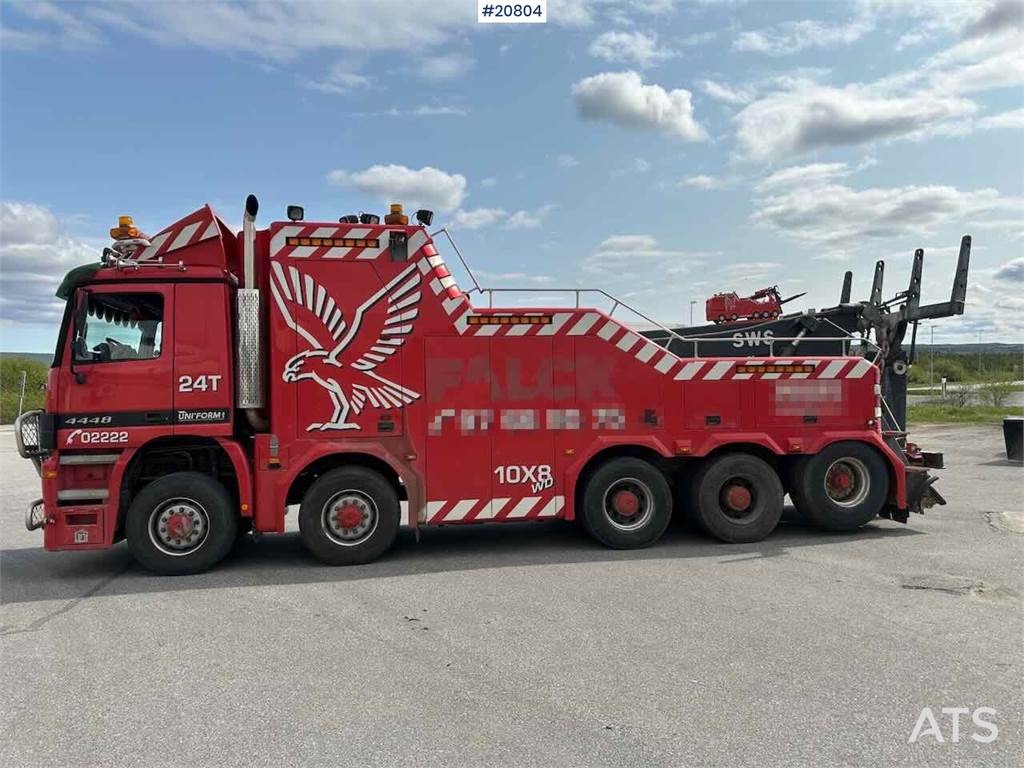 Mercedes-Benz Actros 4448 8x8 heavy hauler w/ SWS body and low m 2004 20804 Actros 4448 8x8 heavy hauler w/ SWS body and l...
