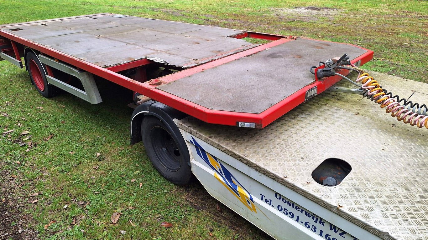 Flatbed Trailer Hoekstra BE OPL 6T-L 3930kg 2001 2001 HOEKSTRA BE OPL 6T-L 2001 1 image 10