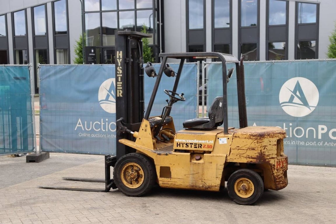 Forklift Hyster H2.50XL Diesel 2500kg 3.8m 1986 1986 H2.50XL 1986 1 Forklift image 3