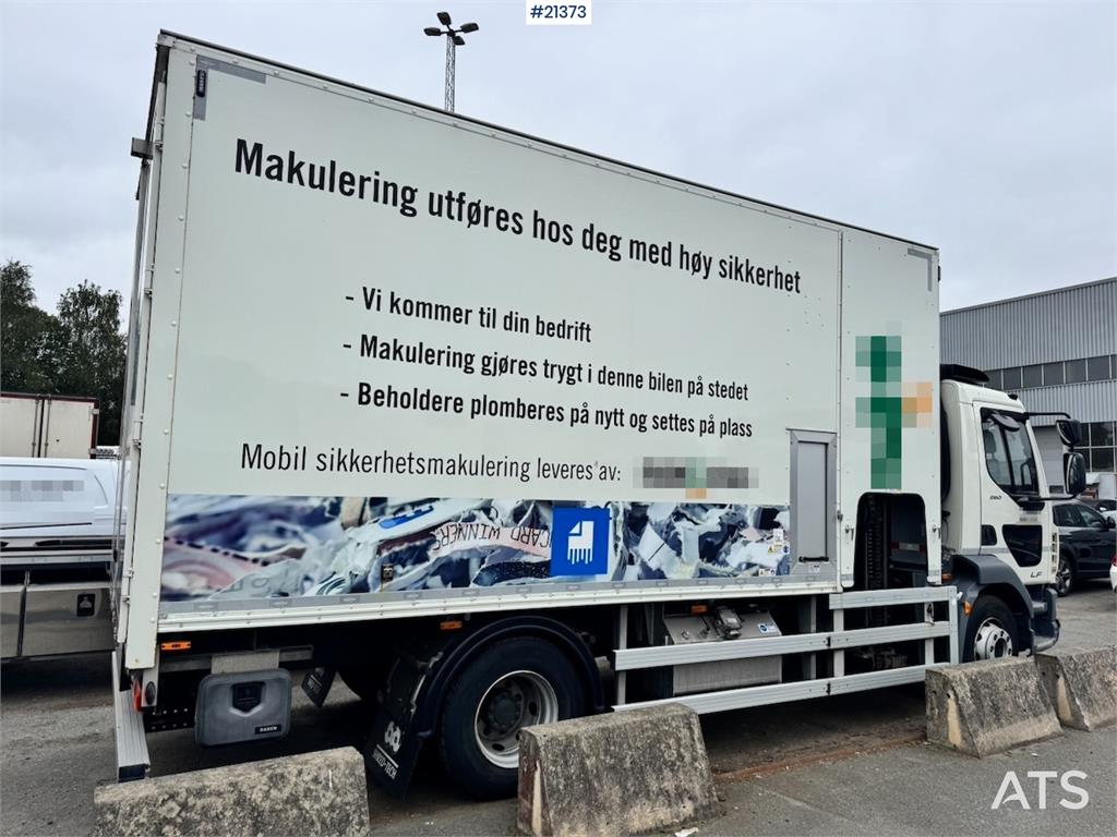 DAF LF260 Shredder Truck. 37,000 km! Must See! 2020 21373 DAF LF260 Shredder Truck. 37,000 km! Must See! 2020 1 image 6