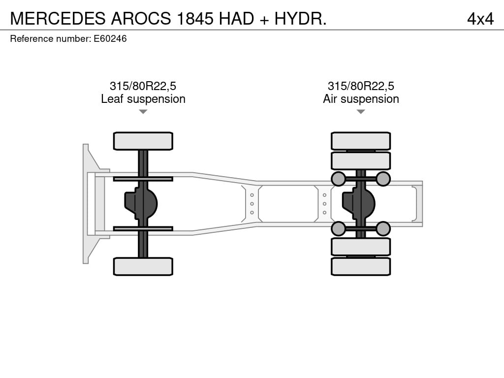 MERCEDES AROCS 1845 HAD + HYDR. 2017 E60246 AROCS 1845 HAD + HYDR. 2017 1 image 15