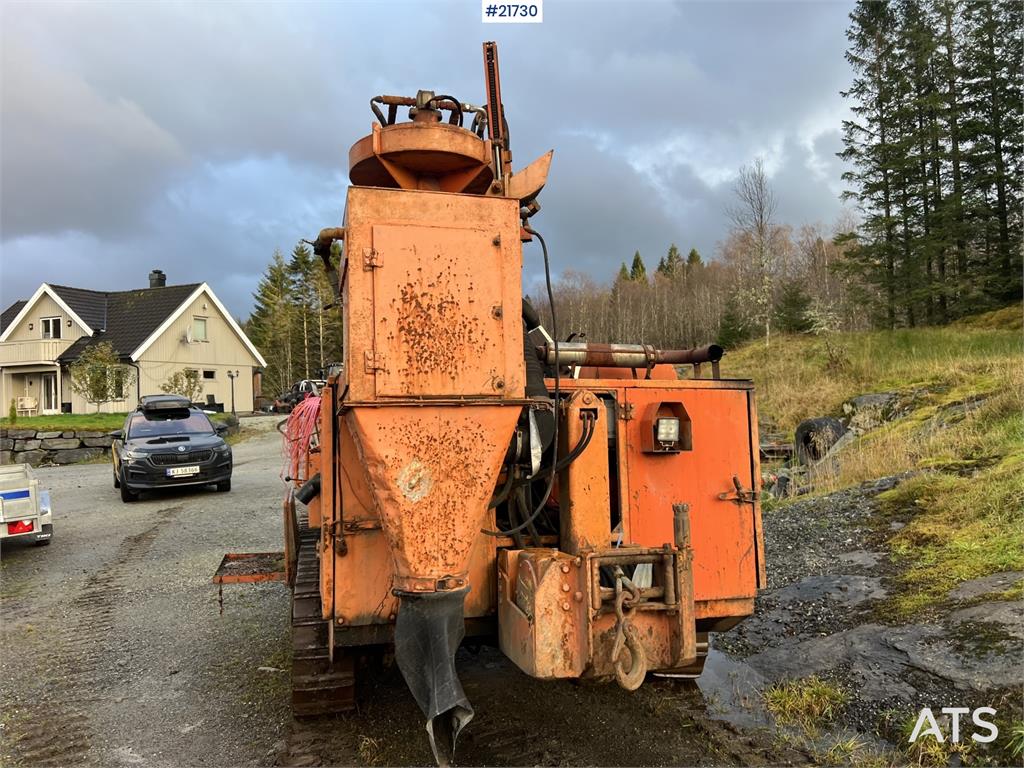 Tamrock DHA400 Drilling rig w/ CPR 438L hammer 1986 21730 Tamrock DHA400 Drilling rig w/ CPR 438L hammer 1986 1 image 10