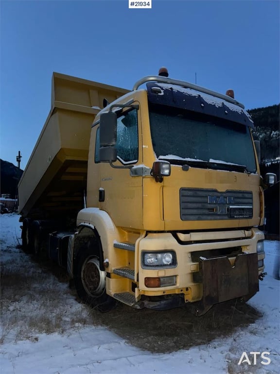 MAN TGA 28.410 6x2 Snowplow-Equipped Tipper Truck – Re 2005 21934 TGA 28.410 6x2 Snowplow-Equipped Tipper – Re 2005 1 Tipp...
