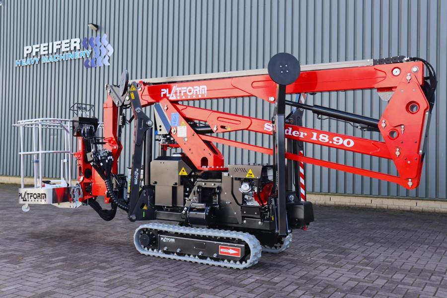 Platform Basket Spider 18.90 PRO CE Declaration, Valid inspection, 2024 PLATFORM BAS - Spider 18.90 PRO - 62909 Basket Spi...