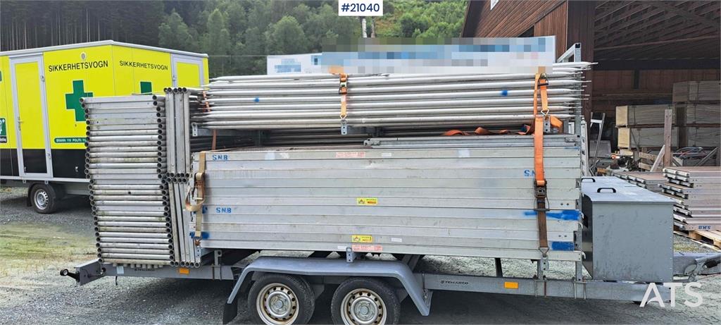 Temared scaffolding trailer 3.5 t w/ 364 m2 scaffo 2020 21040 temared scaffolding trailer 3.5 t w/ 364 m2 scaffo 2020 1 im...