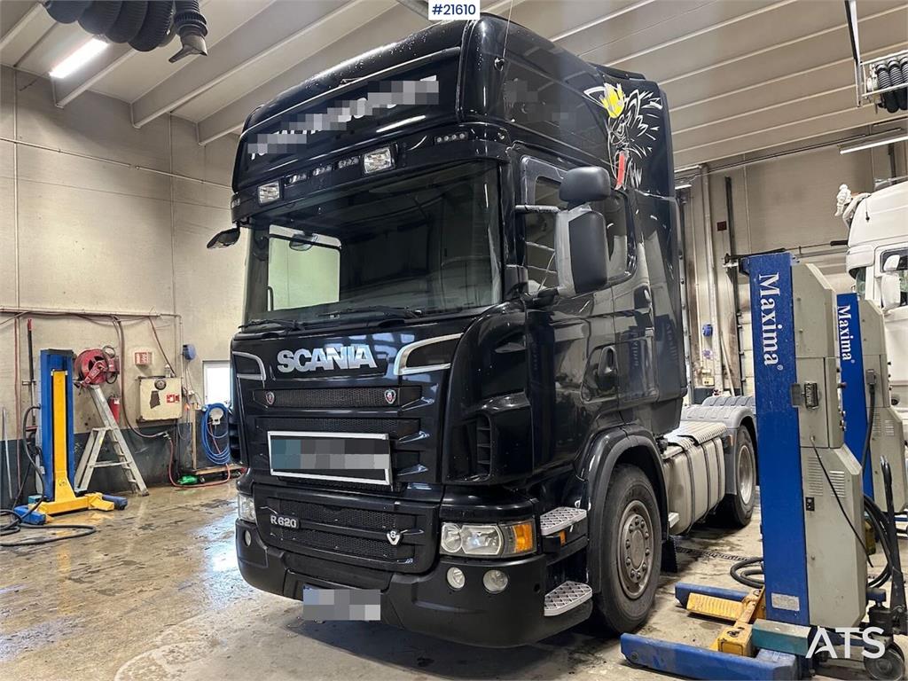 Scania R620 6x2 tractor unit w/ tipping hydraulics and as 2013 21610 R620 6x2 tractor unit w/ tipping hydraulics and as 20...