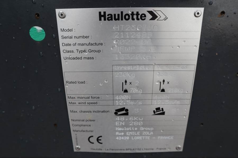 Haulotte HT23RTJ O Valid Inspection, *Guarantee! Diesel, 4x 2022 HAULOTTE - HT23RTJ O - 61181 HT23RTJ O Valid Inspection, ...
