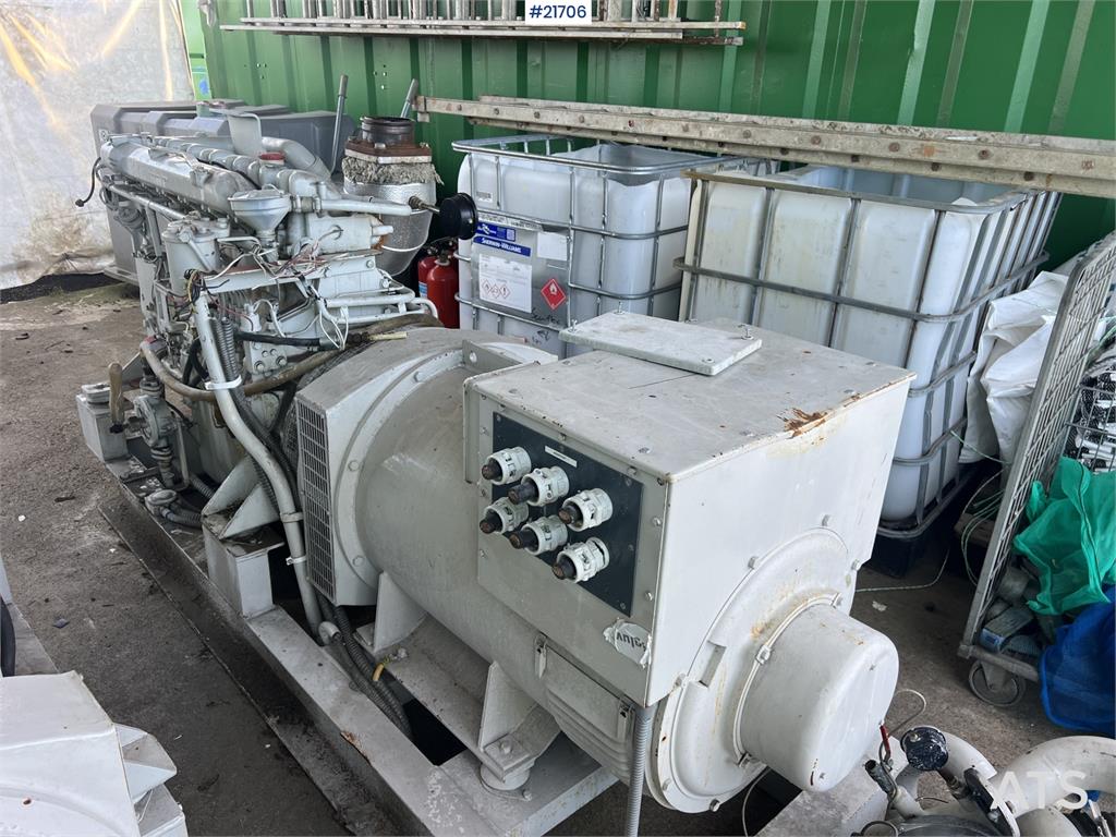Man-stamford diesel generator w/ low hours 1985 21706 Man-stamford diesel generator w/ low hours 1985 1 Generators image 9