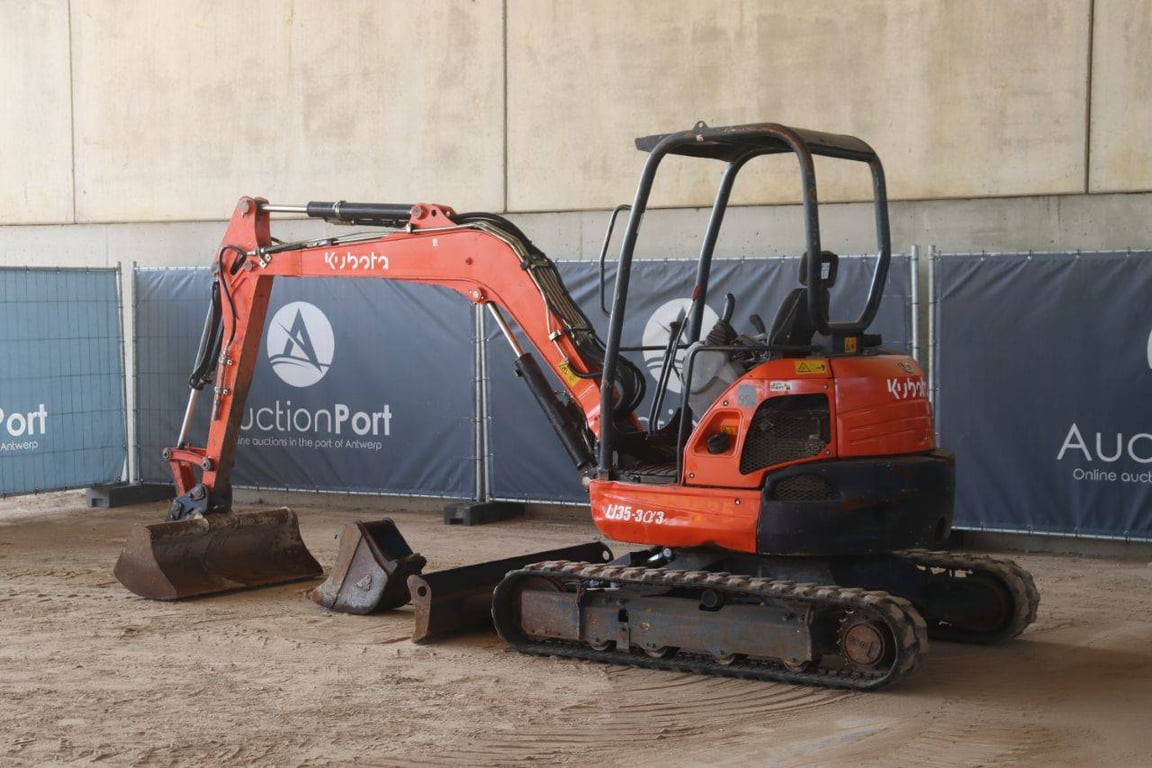 Crawler excavator Kubota U35-3a3 Diesel 22.9kW 2015 2015 U35-3a3 2015 1 Crawler Excavators image 3