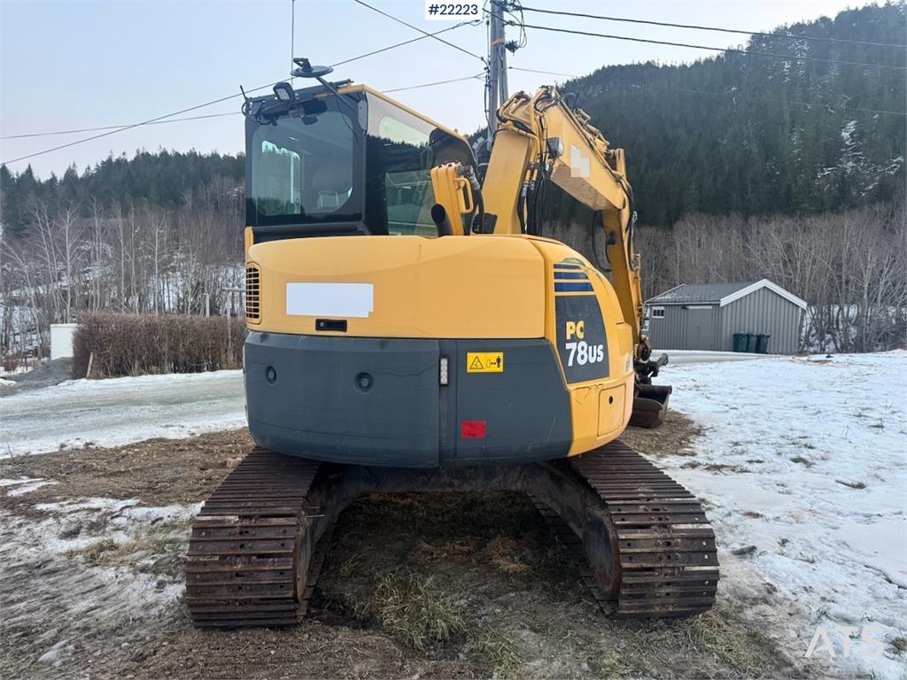 Komatsu PC78US-8 with Rototilt – 3 buckets – 5300 hours! 2011 22223 PC78US-8 with Rototilt – 3 buckets – 5300 hours! 2011 ...
