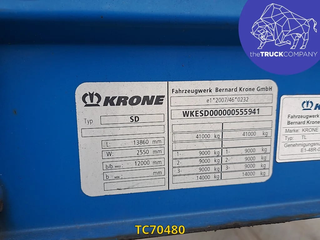 Krone SD Curtainsides 2012 TC70480 SD 2012 1 image 9