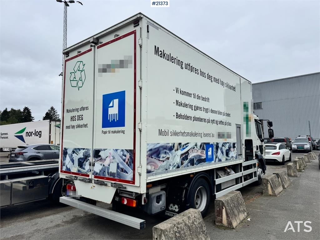 DAF LF260 Shredder Truck. 37,000 km! Must See! 2020 21373 DAF LF260 Shredder Truck. 37,000 km! Must See! 2020 1 image 7