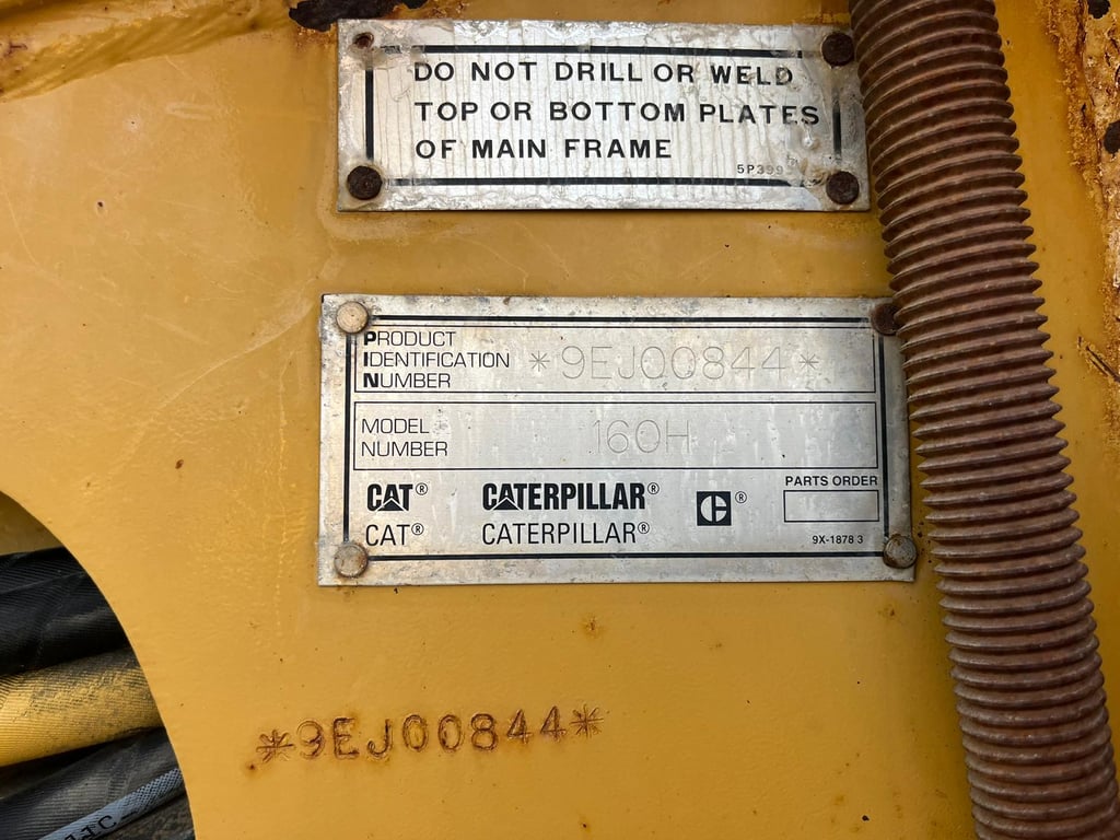 Caterpillar 160H 2000 00032475 160H 2000 1 image 8