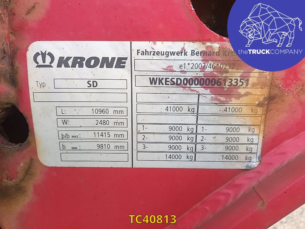 Krone Container Transport 2014 TC40813 2014 1 image 10