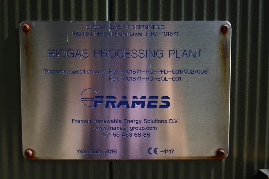 FRAMES Biogas Processing Plant Complete Biogas Pro 2016 FRAMES - Biogas Processing Plant - 31000 FRAMES Biogas Processing ...