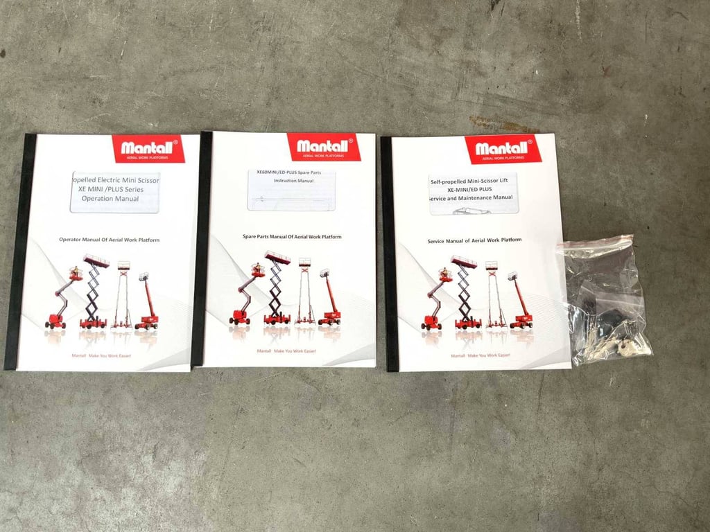 Scissor lift Mantall XE-60 Mini Electric 6.4m New 2024 Mantall XE-60 Mini 2024 0 Scissor Lifts image 7