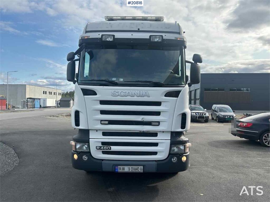 Scania R480 3 axle container truck with/ lift 2008 20816 R480 3 axle container truck with/ lift 2008 1 image 3