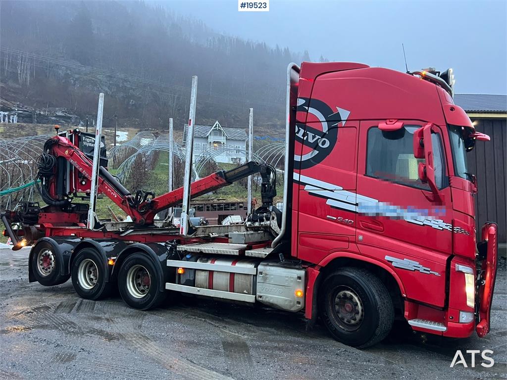 Volvo Fh540 8x4 Timber Truck w/ 2016 M110L80 Palfinger C 2019 19523 Fh540 8x4 Timber Truck w/ 2016 M110L80 Palfinger C 201...