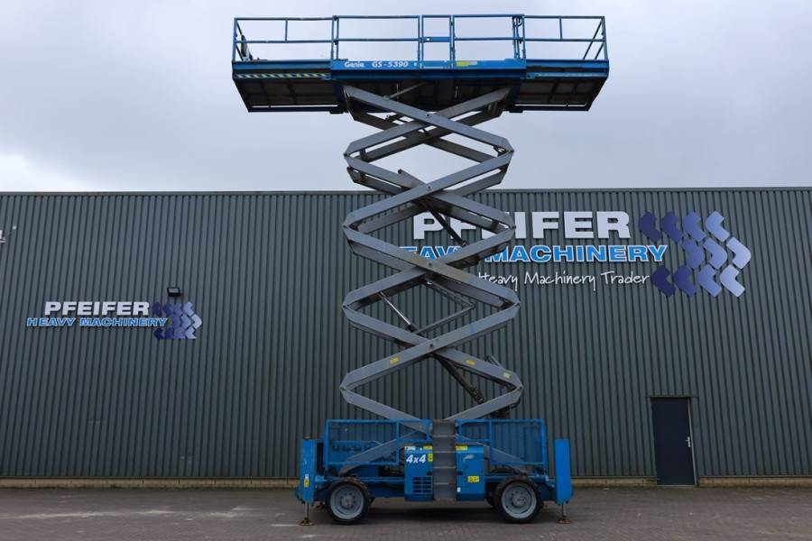 Genie GS5390 Diesel, 4x4 Drive, 18.15m Working Height, 6 2012 GENIE - GS5390 - 63309 GS5390 Diesel, 4x4 Drive, 18.15m Work...