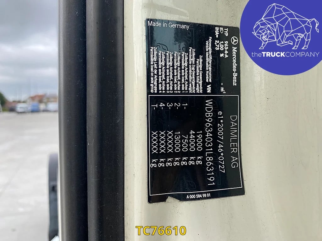 Mercedes-Benz Actros 1843 2014 TC76610 Actros 1843 2014 1 image 10