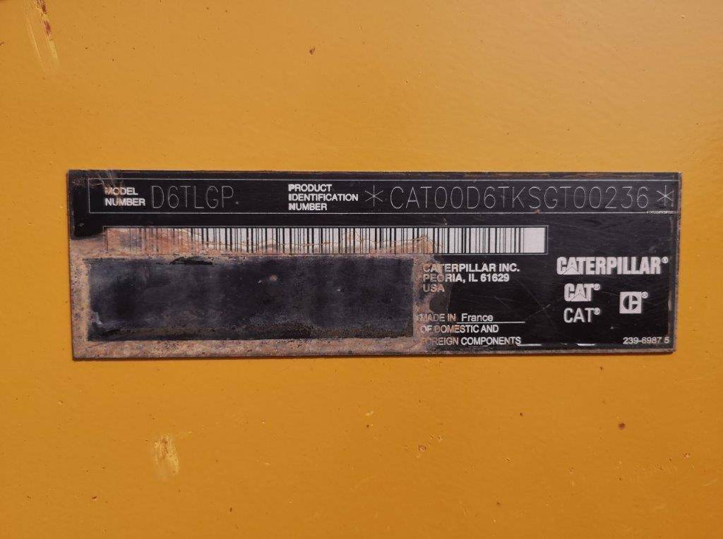Bulldozer Caterpillar D6T LGP Diesel 2015 2015 D6T LGP 2015 1 image 9