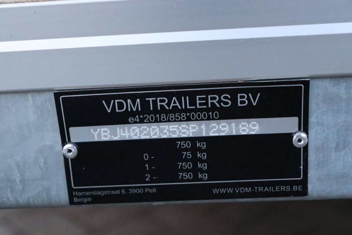 Closed refrigerated trailer 300x150cm 2025 New 2025 VDM trailers e4*2018/858*00010 2025 0 image 13