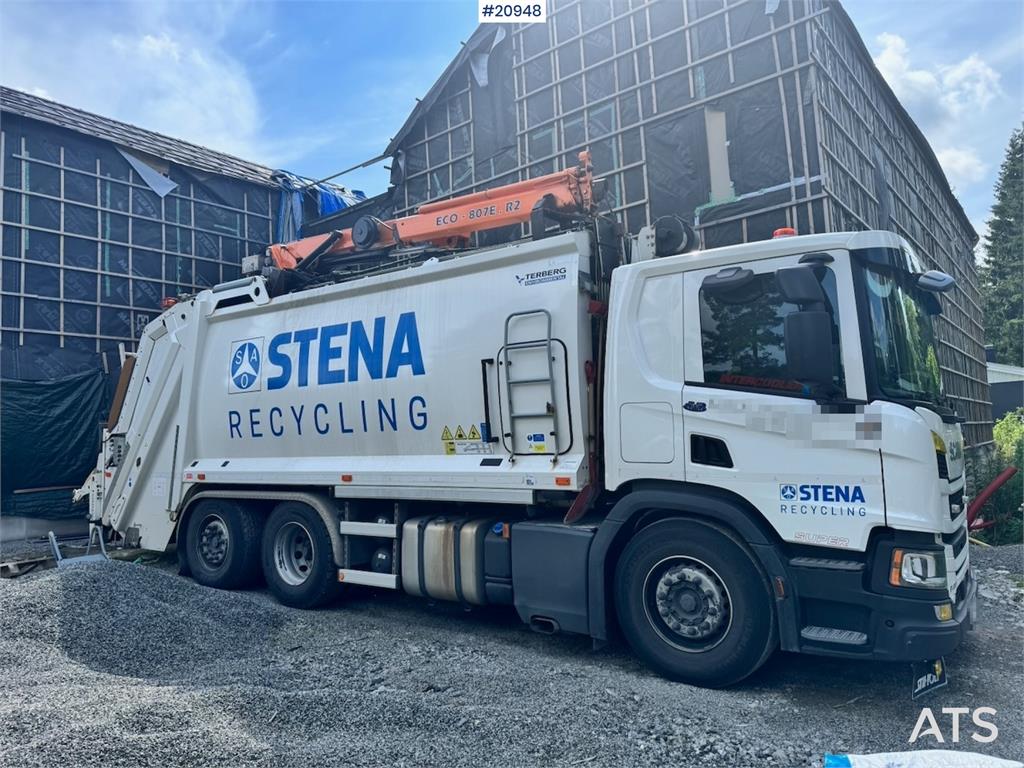 Scania P410 Compactor truck w/ Crane. 2023 20948 P410 Compactor truck w/ Crane. 2023 1 image 2