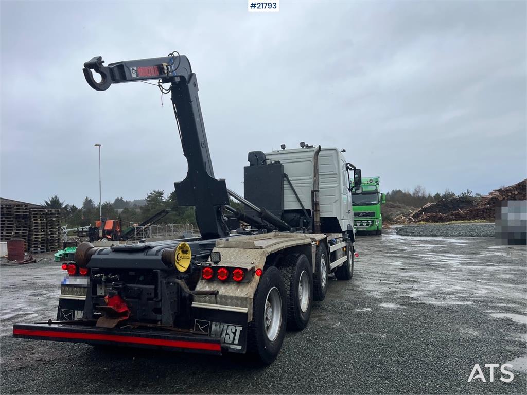 Volvo fh16 8x4 pusher hook truck w/ 24T multilift Hook 2011 21793 fh16 8x4 pusher hook truck w/ 24T multilift Hook 2011 1 ...