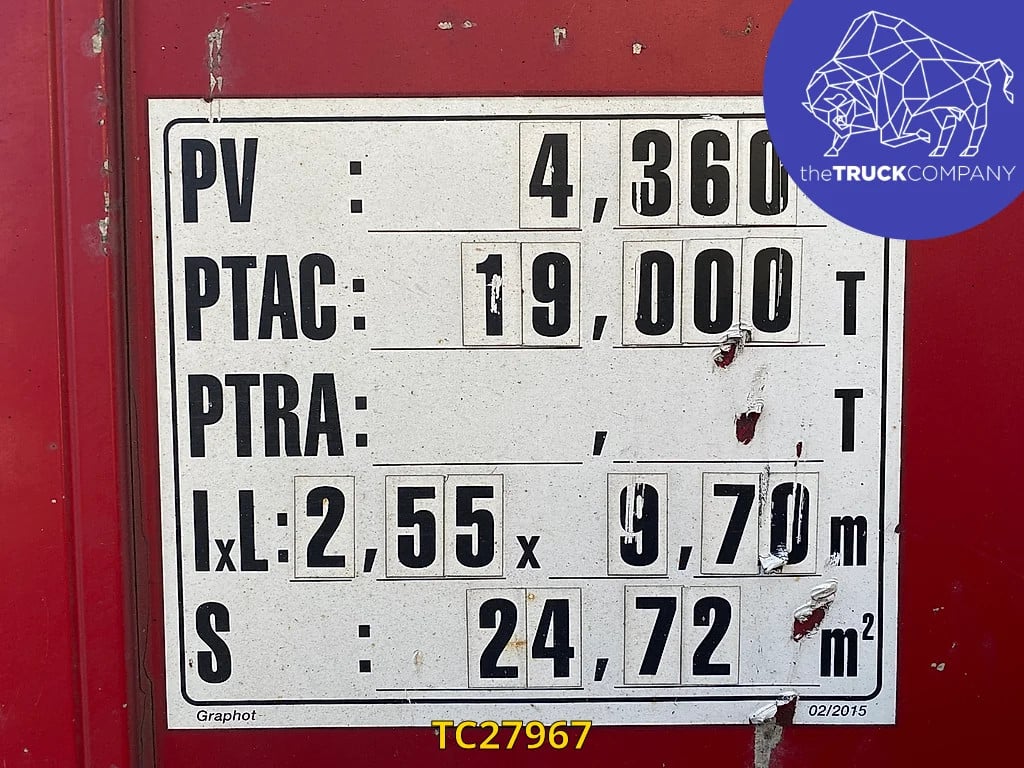 Fruehauf Curtainsides 2016 TC27967 2016 1 image 9