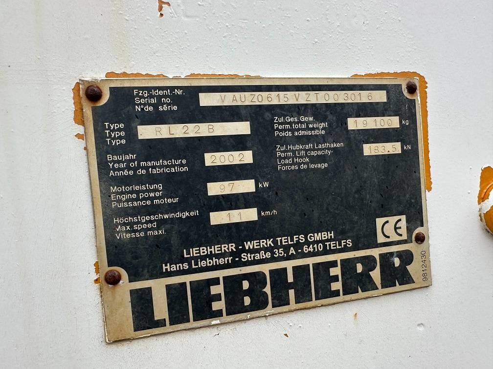 Liebherr RL 22 B 2002 5182 RL 22 B 2002 1 image 8