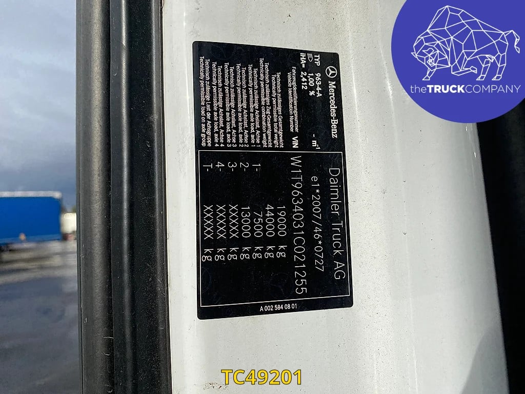 Mercedes-Benz Actros 1845 2020 TC49201 Actros 1845 2020 1 image 12