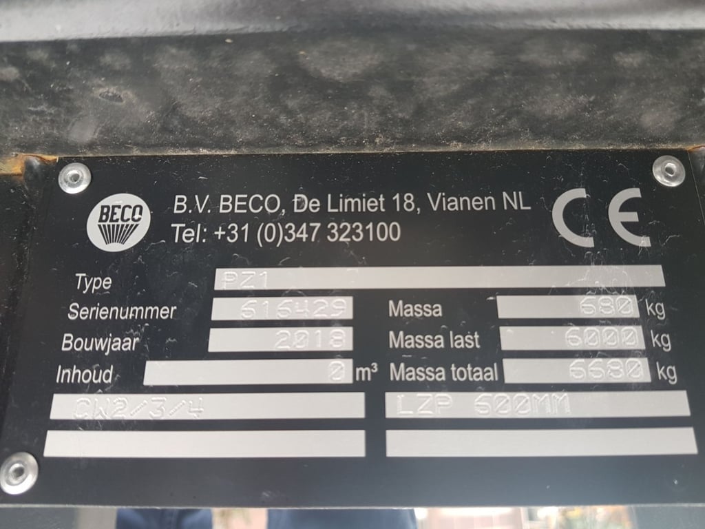 Beco PZ1 palletbord 2018 N6364 Beco PZ1 palletbord 2018 0 image 4